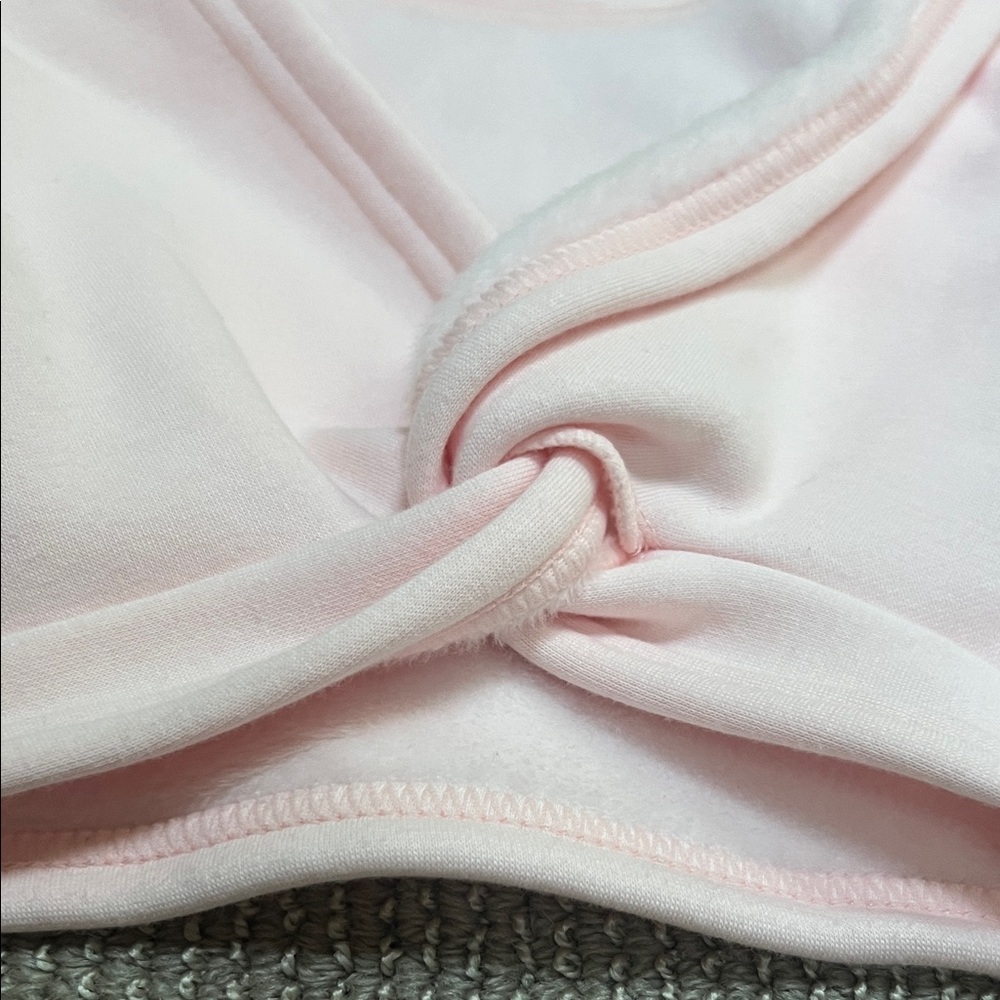 Pink Long Sleeve Wrap Top - Picture 4 of 8